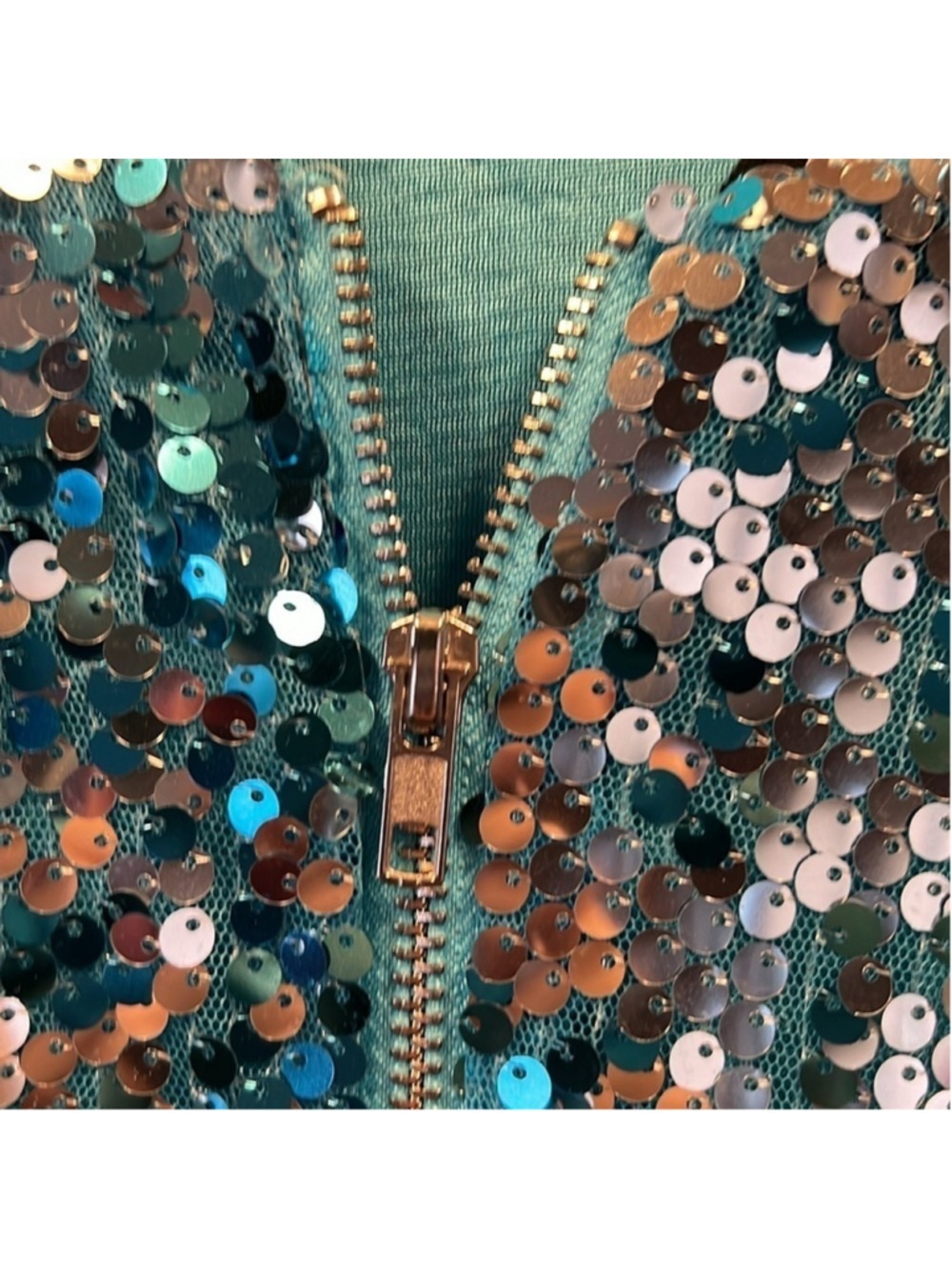 Anna-Kaci California Jacket, SZ XXL, PTP 27”, Length 27.5”, Full of Sparkles